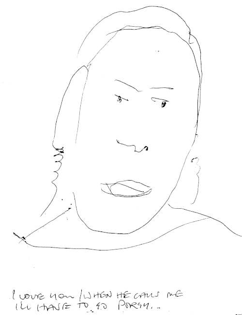 I love you - drawing